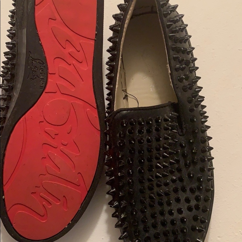 Spiked loafer sneakers